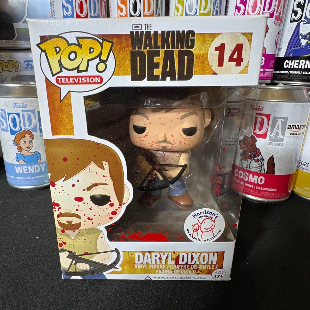 Funko Pop Television The Walking Dead Daryl Dixon 14 Harrison's Exclusive Blood